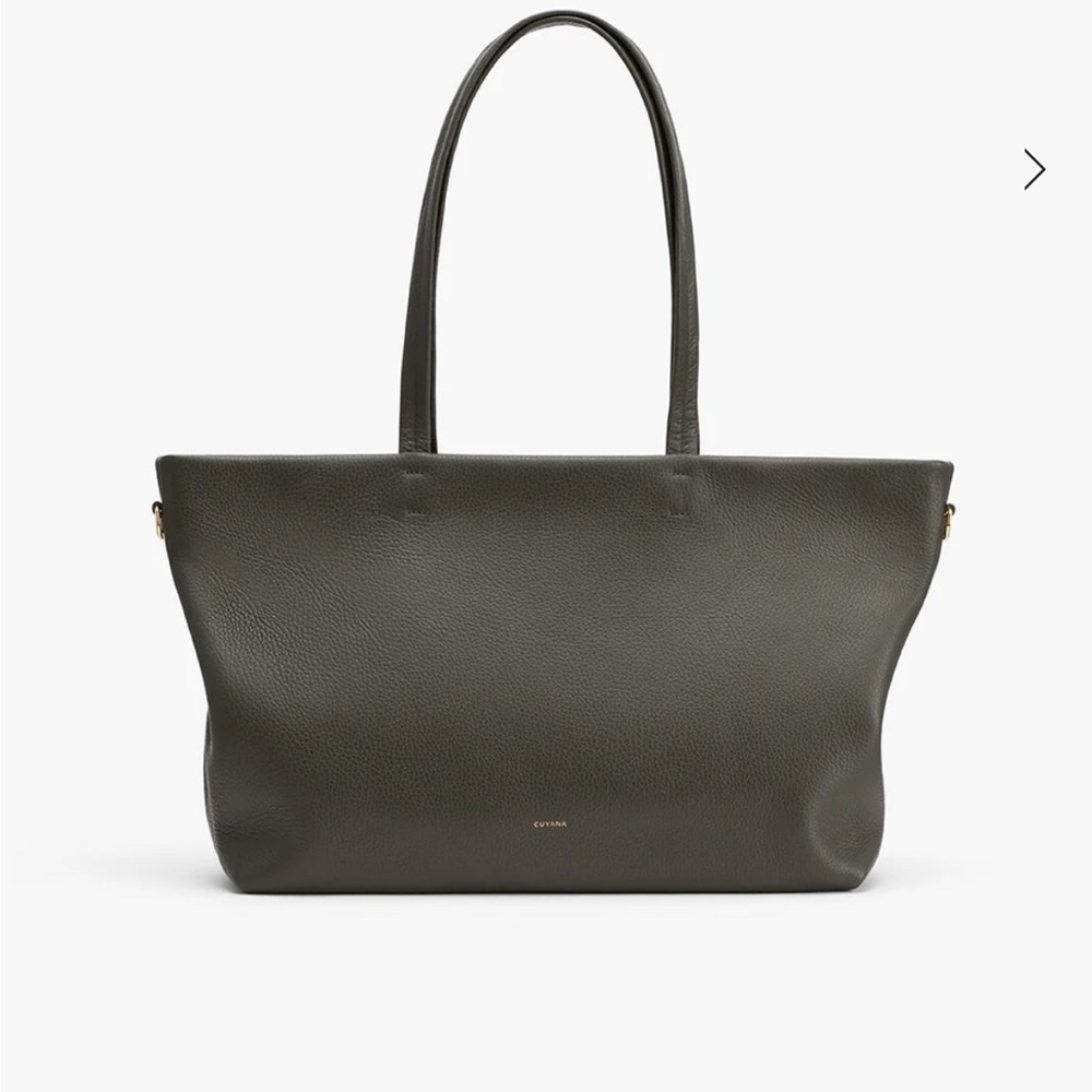 Small Easy Zipper Tote - Dark Olive